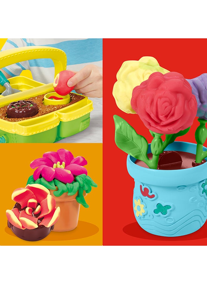 Play-Doh Blooming Flower Garden Toy Playset, Nature Pretend Play, Kids Arts & Crafts Ages 3+  - Image 3