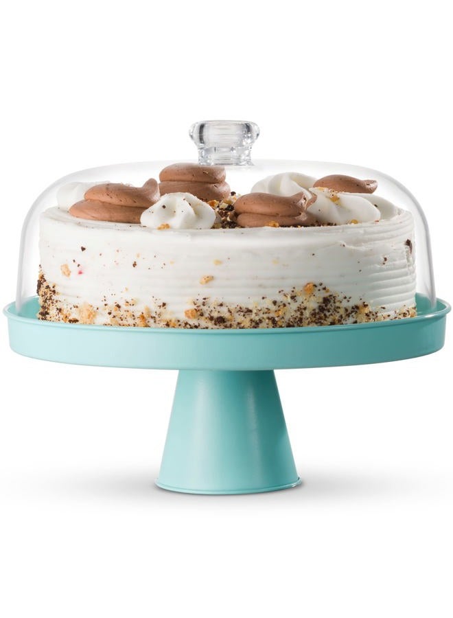 Table Concept Cake Stand, Footed Cake Stand with Lid, Serving Platter, Housewarming Gifts - Image 1