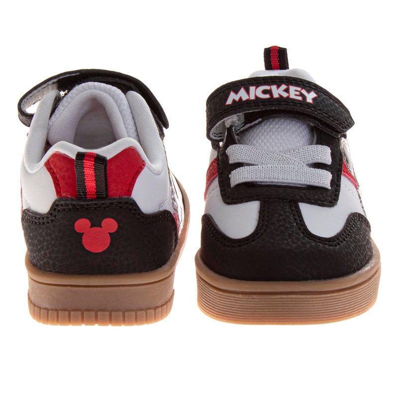 Josmo Mickey Mouse Shoes for Boys - Shoe Classic Retro Style Sport Soccer Sneakers - Black (Size 6 Toddler) - Image 3