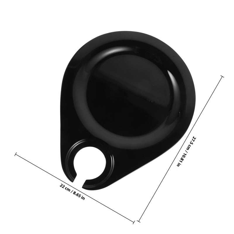 Appetizer Plate Plate With Glass Holder Tray Cheese Board Cooked Food Tray Outdoor Plate Charcuterie Boards Topper - Image 2