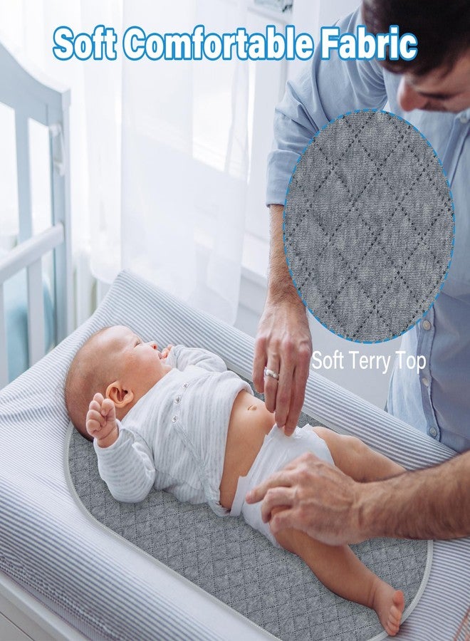 kimitimi Baby Thicker Diaper Changing Quilted Pad Liner, Non-Slip 3 Pack Heavy Absorbency Reusable Incontinence Pads for Kids Changer Washable Underpads(YDLX) - Image 4
