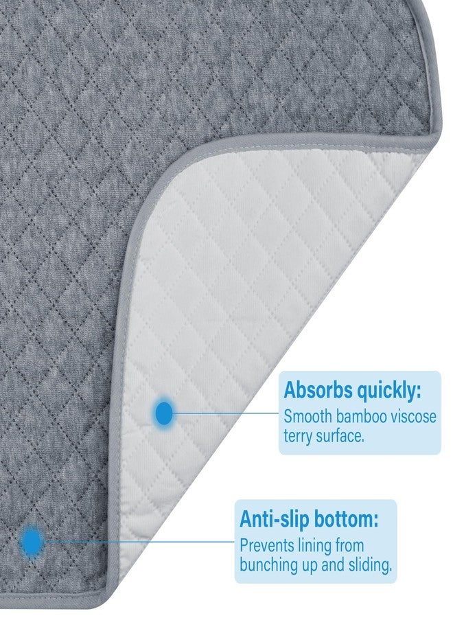 kimitimi Baby Thicker Diaper Changing Quilted Pad Liner, Non-Slip 3 Pack Heavy Absorbency Reusable Incontinence Pads for Kids Changer Washable Underpads(YDLX) - Image 2