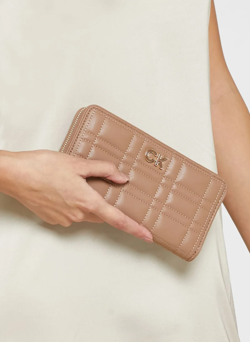 CALVIN KLEIN Re Lock Quilted Large Wallet