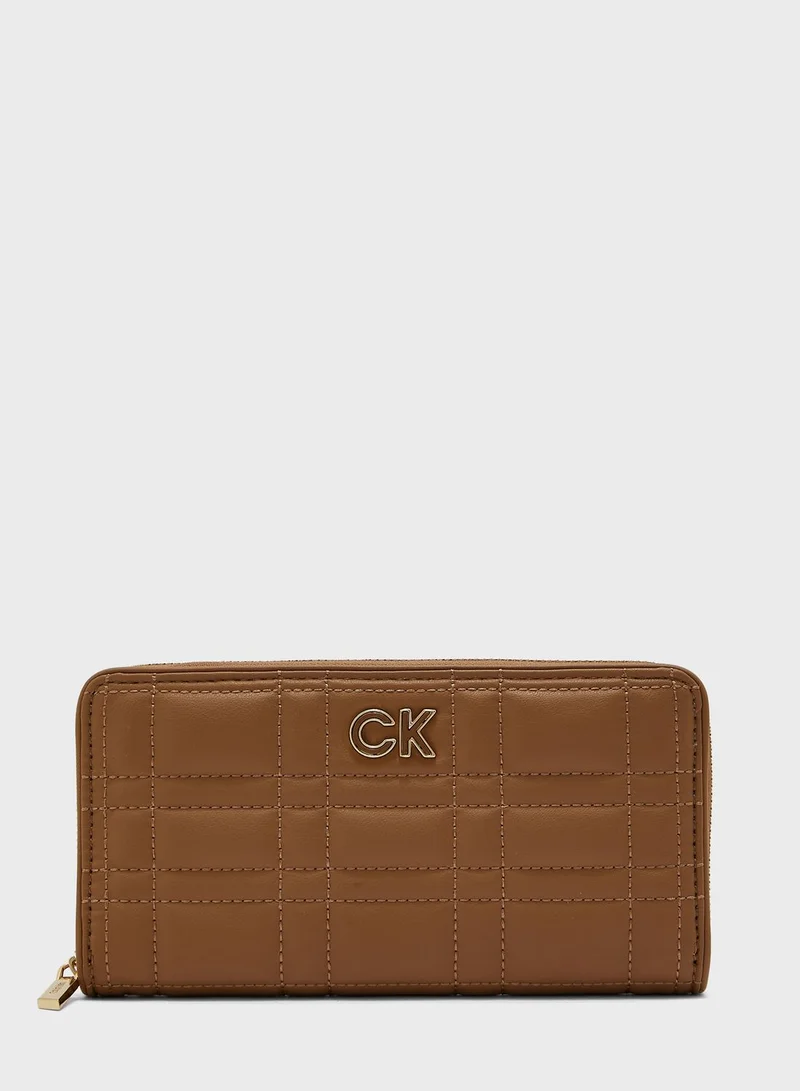 CALVIN KLEIN Re Lock Quilted Large Wallet