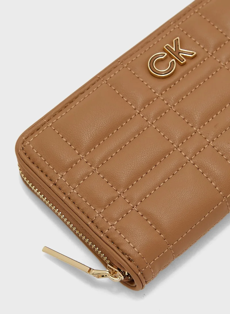 CALVIN KLEIN Re Lock Quilted Large Wallet