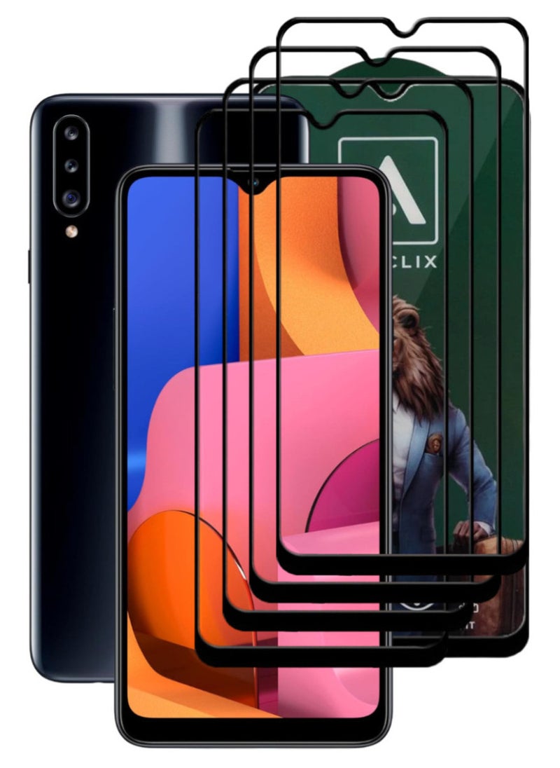 ACLIX 4 Pieces Antistatic ESD Dustproof Premium Quality High Definition Tempered Glass Screen Protector Designed For Samsung Galaxy A20s - Image 1