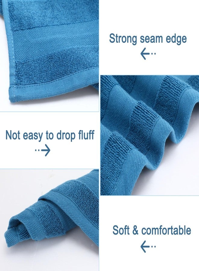 Mindsoft مجموعة من 21 منشفة وجه من مايندسوفت 14" × 14" مناشف يدوية ماصة وناعمة مجموعة بالجملة 100% قطن مصنوعة من الخيوط الدائرية لمناشف الحمام والصالة الرياضية (متعددة الألوان) - Image 2