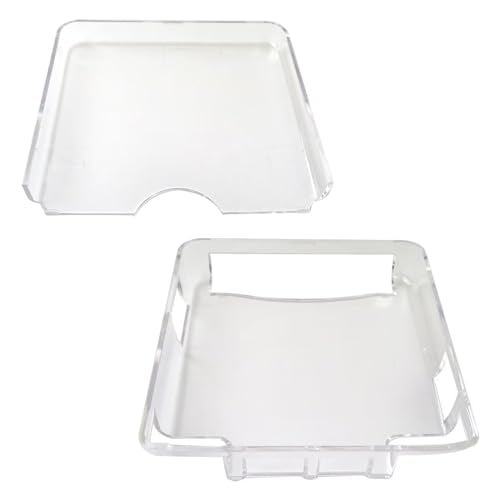 INGQI 1 Pack NEW Upgraded Clear Plastic Hard Case Cover Protector For Nintendo G ameBoy Advance SP GBA SP, Scratch Resistance - Image 2
