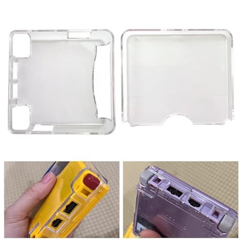 INGQI 1 Pack NEW Upgraded Clear Plastic Hard Case Cover Protector For Nintendo G ameBoy Advance SP GBA SP, Scratch Resistance - Image 5