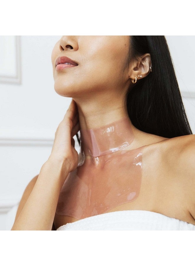 Karuna Skin Collagen Film Mask 2Piece Deeply Moisturizing Decollete & Neck Wrinkle Patches Agedefying Hydrating & Rejuvenating Decolletage & Neck Mask Targets Fine Lines & Wrinkles 4 Packs - Image 5