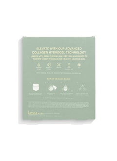 Karuna Skin Collagen Film Mask 2Piece Deeply Moisturizing Decollete & Neck Wrinkle Patches Agedefying Hydrating & Rejuvenating Decolletage & Neck Mask Targets Fine Lines & Wrinkles 4 Packs  - Image 2