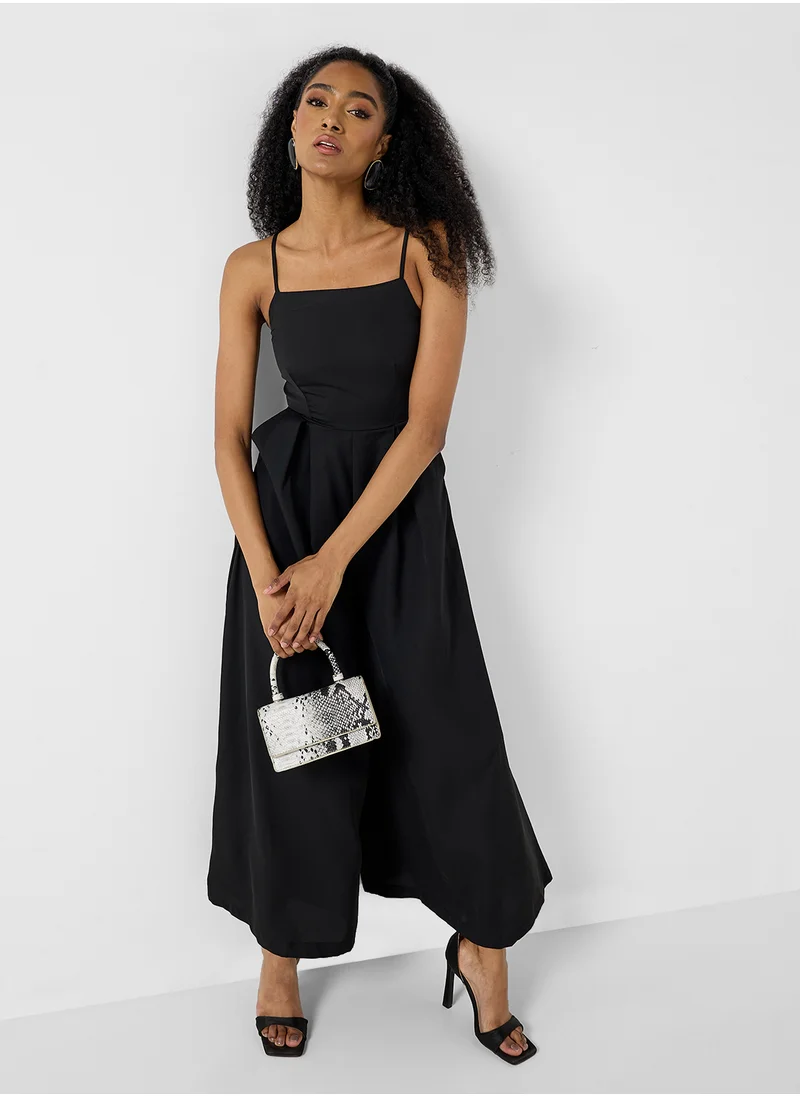 Ginger Cami Wide Leg Jumpsuit With Cutout Back
