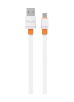 Celebrat CB-33 Portable USB To Micro Fast Charge And Data Transmission Cable With Flat wire Design And Practical Fits Mobile Phone 3A /480mbps /1M - White - pzsku/ZFF3FA978903917B5C564Z/45/_/1731407667/f5b90907-2d52-47fa-9941-8df4d3ad1a03