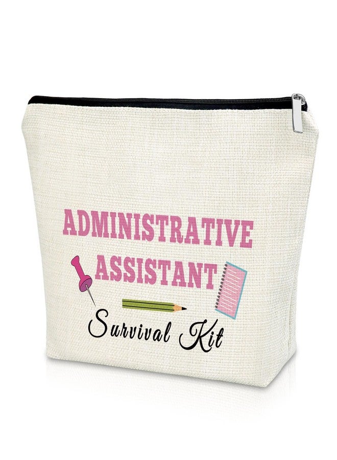 Sazuwu Admin Assistant Gifts - Makeup Bag, Secretary & Cosmetic Pouch for Women - Birthday, Christmas & Retirement Gifts - Travel Pouch - Image 1