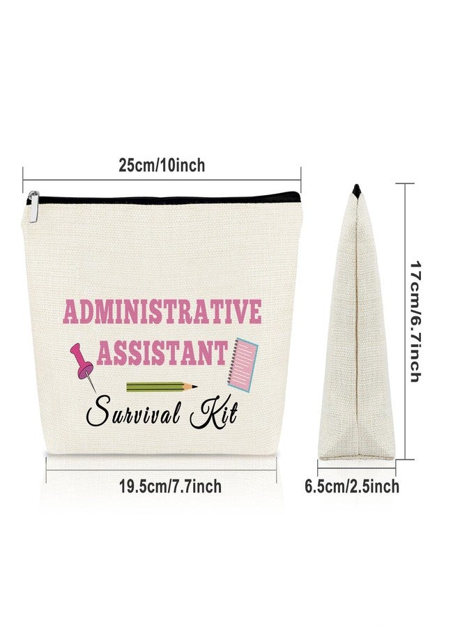 Sazuwu Admin Assistant Gifts - Makeup Bag, Secretary & Cosmetic Pouch for Women - Birthday, Christmas & Retirement Gifts - Travel Pouch - Image 2