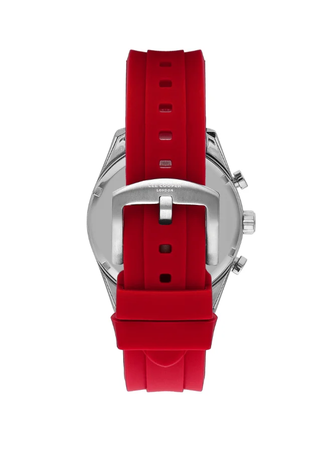 Lee Cooper Men's Silicone Multi Function Watch LC07987.388 - 44 mm
