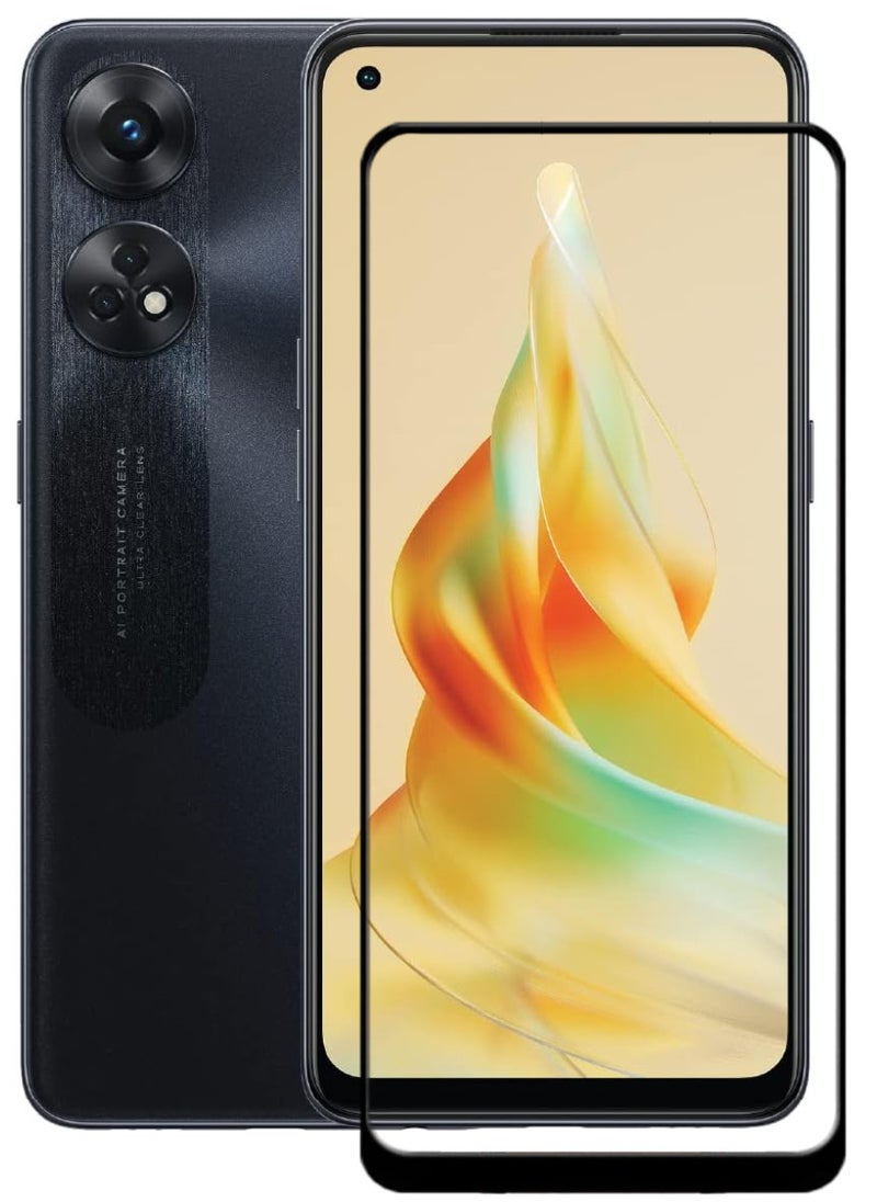 ACLIX Antistatic ESD Dustproof Premium Quality High Definition Tempered Glass Screen Protector Designed For Oppo Reno8 T - Image 1