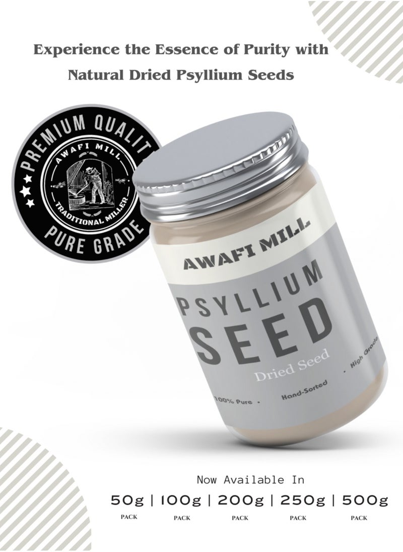 Awafi Mill Dried Psyllium Seeds | Ispaghol Seed Whole | 100% Natural Psyllium Seeds | Whole Psyllium Seeds | Pure Psyllium Seeds  - Image 4