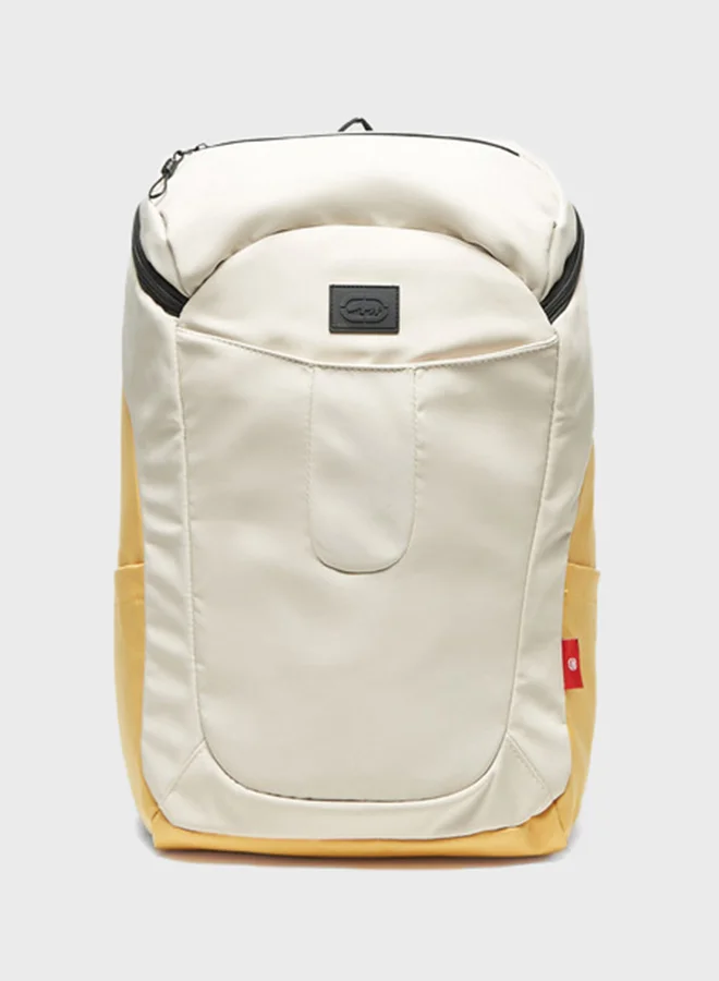 Ecko Unltd. Colourblock Backpack with Adjustable Shoulder Straps and Zip Closure