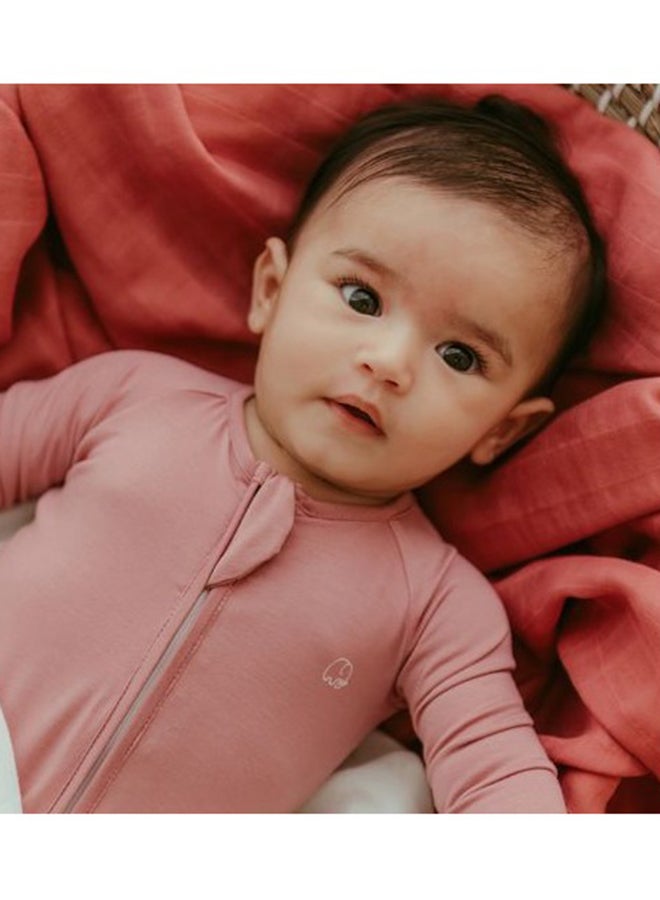 Anvi Baby Organic Bamboo Swaddle Wrap Set of 3 Maroon Moon - Image 5