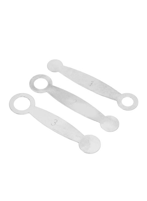 3Pcs Flute Leveling Ring Pad Woodwind Instrument Repair Tool Set Kit for Maintenance