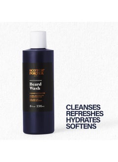 scotch porter Scotch Porter Moisturizing Beard Wash - Cleanse, Refresh, Hydrate & Soften Coarse, Dry Beard Hair while Protecting Skin for a Fuller/Healthier-Looking Beard - Warm Spice & Musk, 8 oz. Bottle  - Image 4