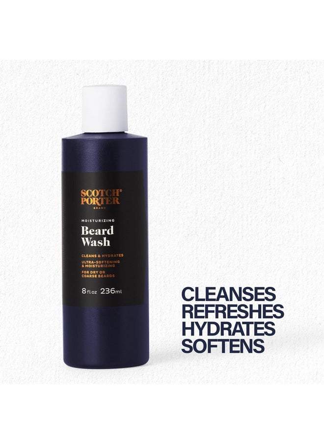 scotch porter Scotch Porter Moisturizing Beard Wash - Cleanse, Refresh, Hydrate & Soften Coarse, Dry Beard Hair while Protecting Skin for a Fuller/Healthier-Looking Beard - Warm Spice & Musk, 8 oz. Bottle  - Image 4