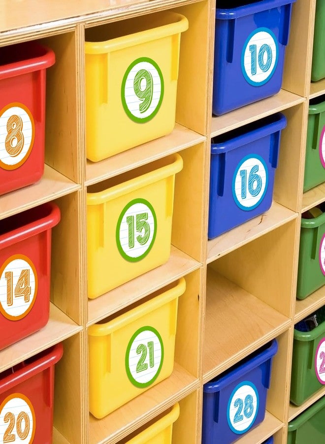 JUESMOS Number Stickers for Classroom - Image 3