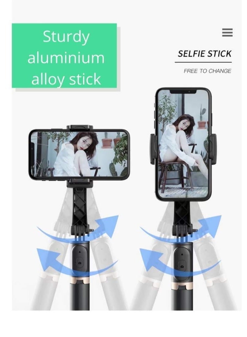 Gimbal Stabilizer L08,Anti Shake 3 In 1 Tripod Selfi Stick With Bluetooth - Image 3