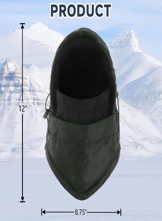 Clothclose Balaclava Ski Mask for Men, Lining Windproof Ski Face Mask for Women, Adjustable Winter Cold Weather Face Cover, Black Camo, One size - Image 3
