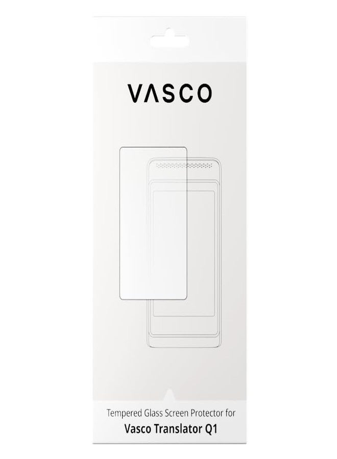 Vasco Electronics Tempered Glass Screen Protector for Vasco Translator Q1 – 9H Hardness, Ultra-Thin 0.33mm, Anti-Fingerprint, 3D Curved Edge, Bubble-Free Installation - Image 2