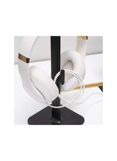 Posto 2.0 Universal Headphone Stand Flexible Headphone Holder Aluminum Body W Rubber Headrest Elegant Stand For Air Pods Studio Beats Bose And Other Headphones Black