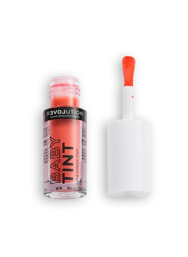 REVOLUTION Relove Baby Tint Coral Lip & Cheek Tint - Image 2
