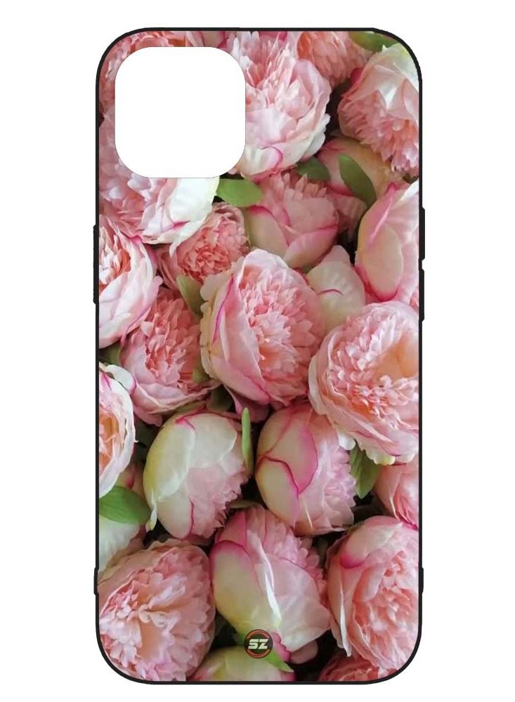 Service Zone Protective Printed Mobile Cover Beautiful Pink Flower For Apple iPhone 14 - Image 1
