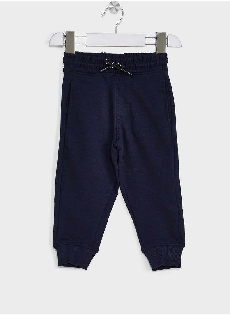 Boys Colorblock Sweatshirt And Jogger Set