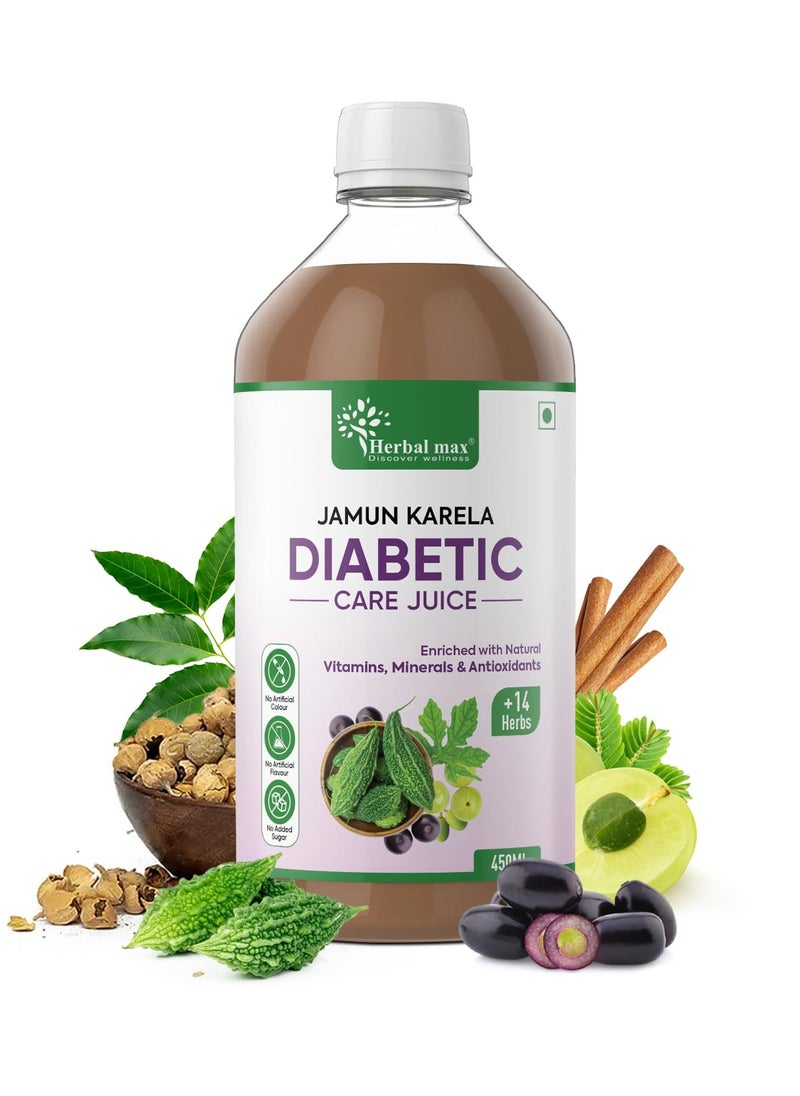 Herbal Max Herbal max Diabetic Care karela jamun 450ml 