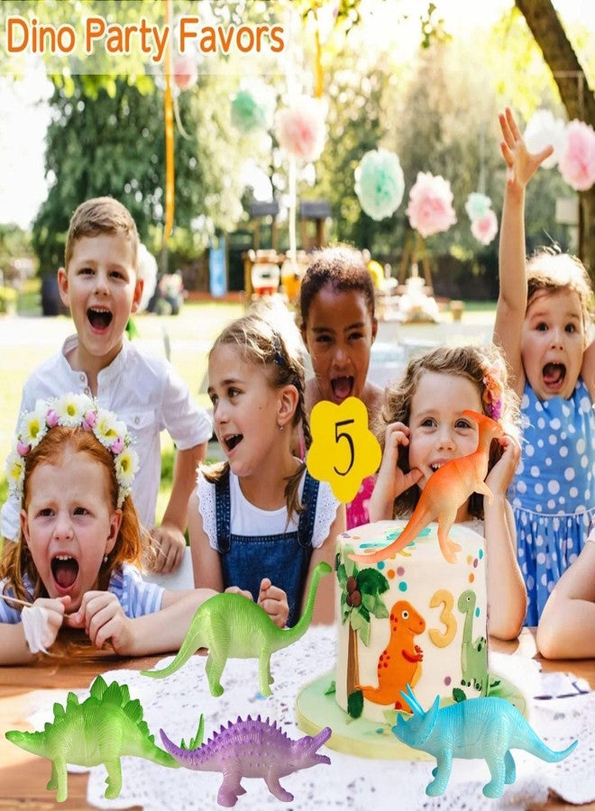 Mallexo مجموعة ألعاب ديناصورات ما قبل التاريخ واقعية من ماليكسو، 8 قطع، حجم كبير، للأطفال | مجموعة ألعاب ديناصورات متوهجة في الغابة ليلاً، هدية عيد ميلاد للأولاد والبنات، عناصر تعليمية وتزيينية - Image 5