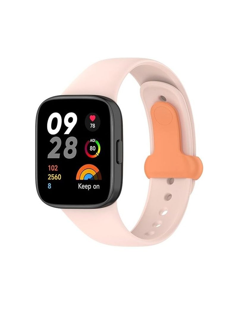 Fekra Silicone Strap for Xiaomi Redmi Watch 3 Strap SmartWatch Replacement Strap for Xiaomi Redmi Watch 3 Bracelet Wristband