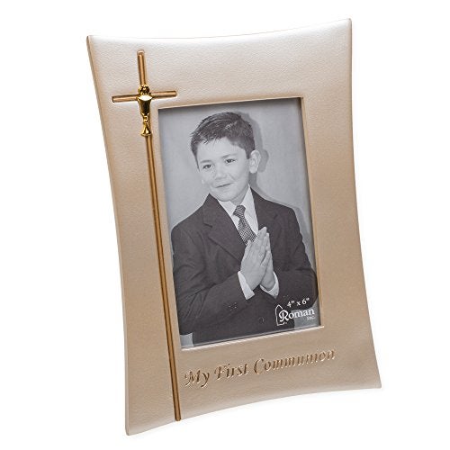 Roman Giftware Inc., Sacraments, First Communion, 9.25" H Communion Frame 4x6,Religious, Inspirational, Durable (6x1x9) - Image 1
