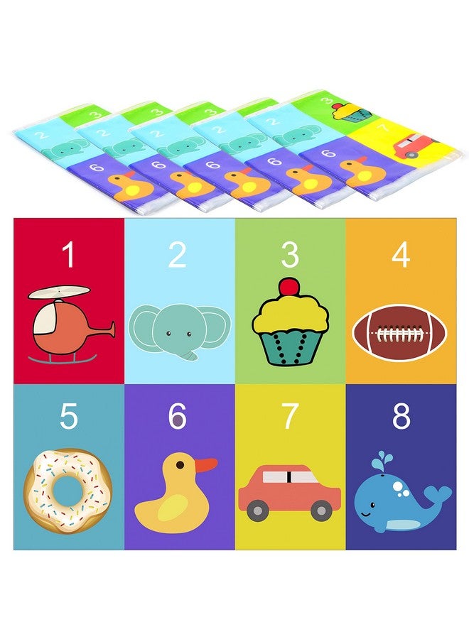 Youngever 80 Disposable Placemats Table Topper Extra Sticky (4 Sides) Adhesive Peel And Stick Strip Disposable Mats For Kids Toddlers Baby Children 18 Inch X 12 Inch Kids Safe (Animal)  - Image 1