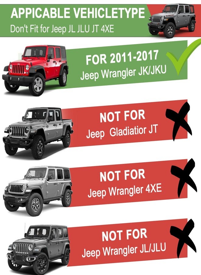 ZKJAYOE Magnetic Phone Mount for Jeep 2011-2017 Wrangler JK JKU - Dashboard Phone Holder with Magsafe for Jeep Wrangler Accessories (Not for JL JLU JT) - Image 2