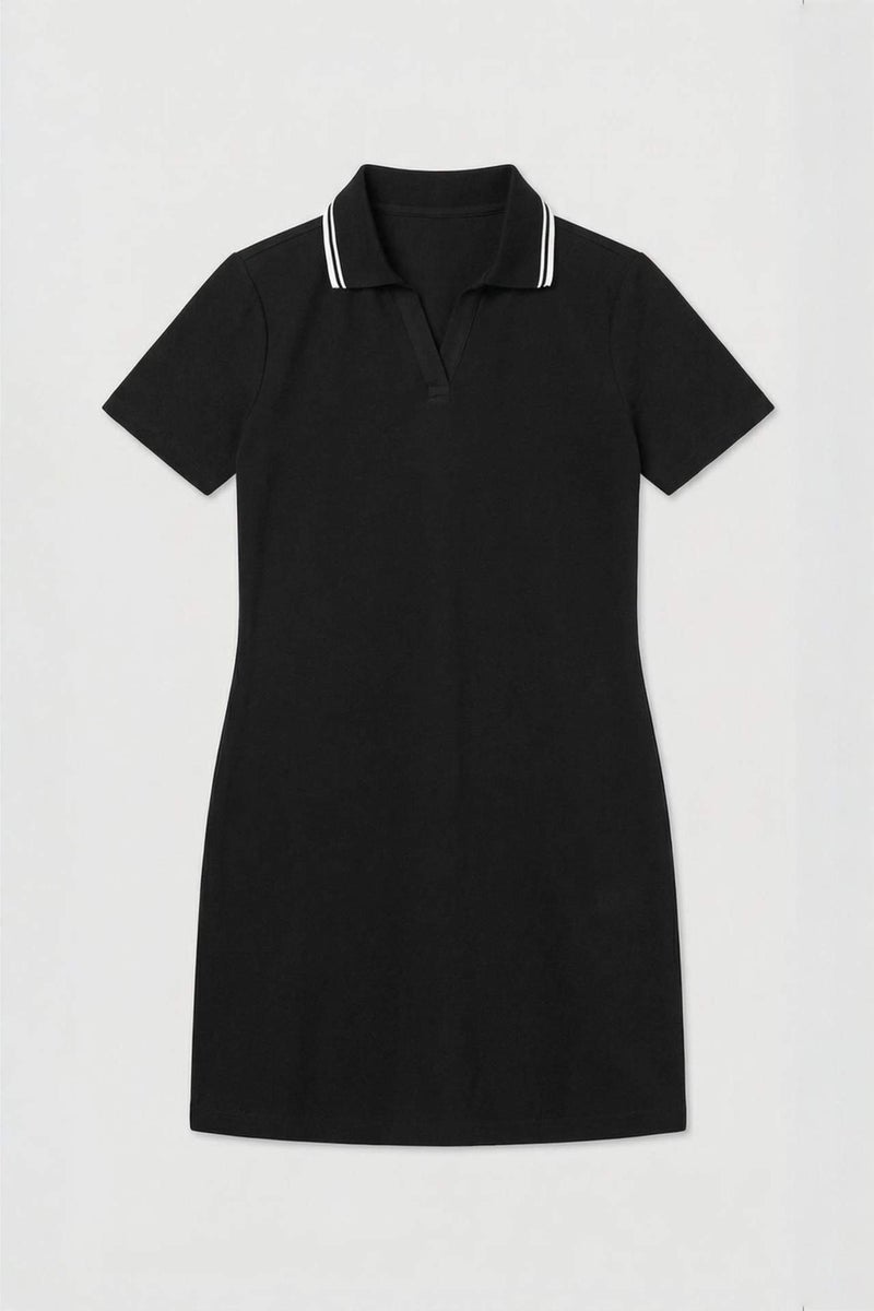 DeFacto Standard Fit Pique Dress - Image 4