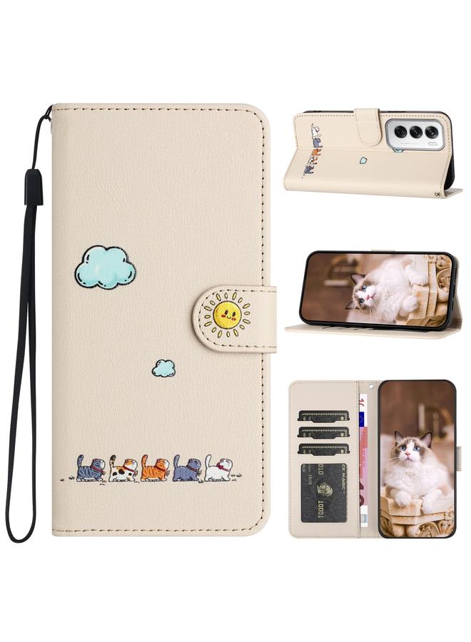 اس-توب جراب جلدي لهاتف OPPO Reno12 5G Global Cartoon Cats - Image 1