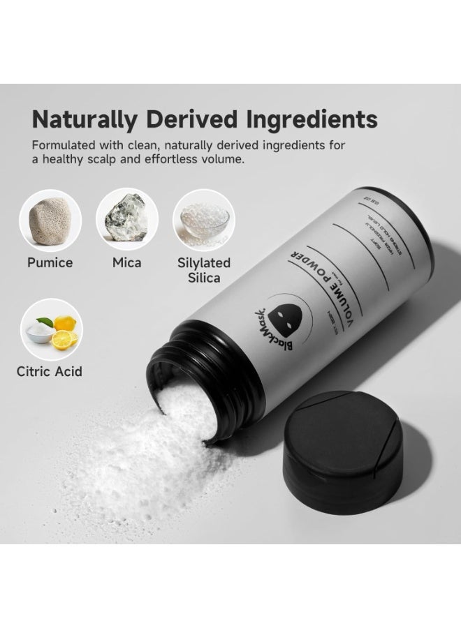 Black Mask Texture Powder for Men, Easy to Apply - Instantly Adds Texture & Volume, All-Natural Ingredients, Strong Hold, Hair Powder for Men - Image 3