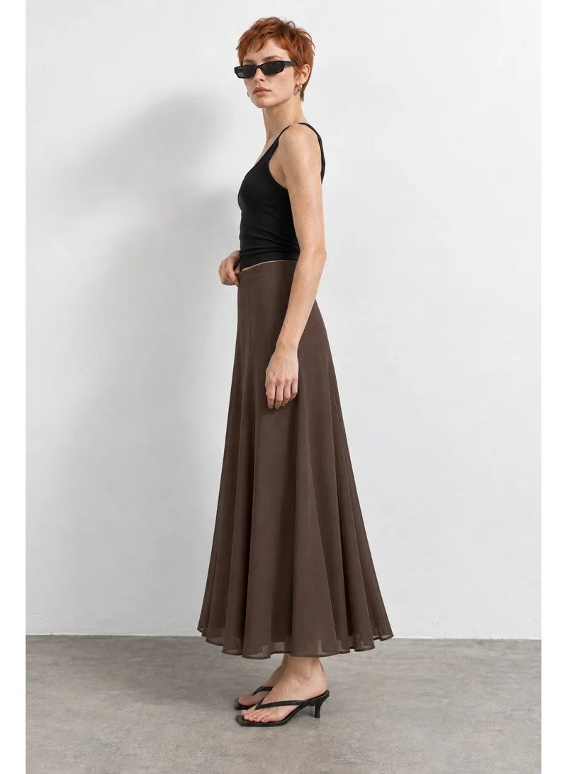 فيرو مودا Women's VMADALYN Ankle-Length Woven Skirt