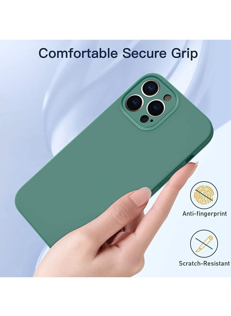 Silicone Case Compatible with iPhone 14 Pro Max, Soft Liquid Gel Rubber Cover Shockproof Bumper Anti-Scratch Anti-Fingerprint Anti-Drop Slim Cove - Image 2