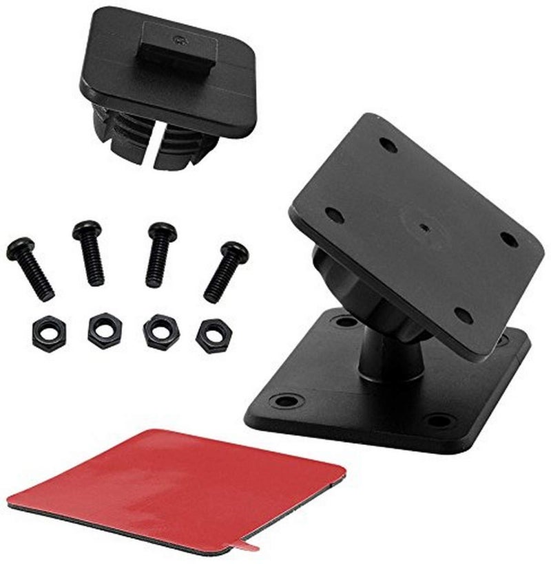 ARKON Mounts Satellite Radio Drill-Base Mount for Sirius XM | Single-T Compatible | For Satellite Radios| Low-Profile Design | Powerful Adhesive Mount | Additional 4-Hole AMPS Adapter | APSRVHBKIT - Image 1