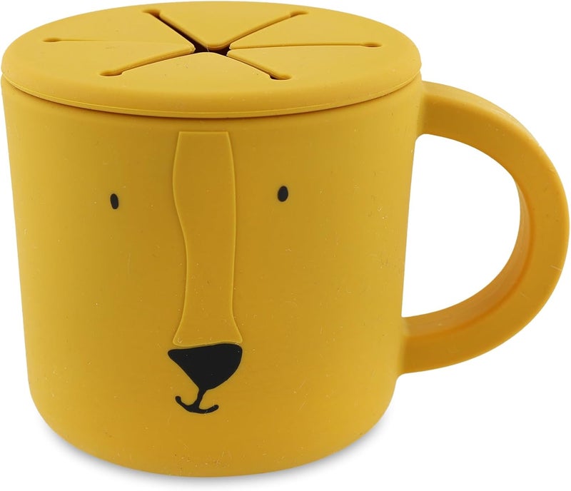 Trixie Silicone Snack Cup Mr Lion - Food Grade Silicone Toddler Snack Holder - Image 4