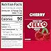 Jell-O JellO Cherry Gelatin Dessert Mix Family Size 6 oz Box - Image 4