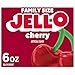 Jell-O JellO Cherry Gelatin Dessert Mix Family Size 6 oz Box - Image 2